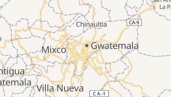 Gwatemala - szczegółowa mapa Google