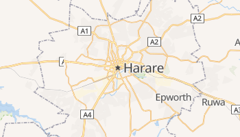 Harare - szczegółowa mapa Google