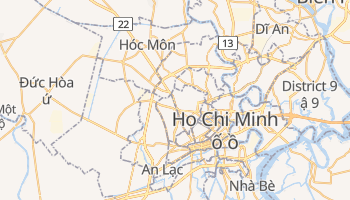 Ho Chi Minh - szczegółowa mapa Google