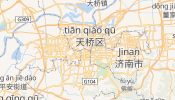 Jinan - szczegółowa mapa Google