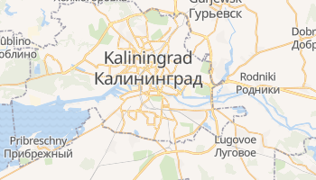 Kaliningrad - szczegółowa mapa Google