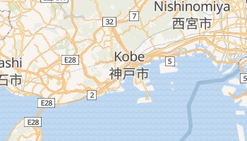 Kōbe - szczegółowa mapa Google