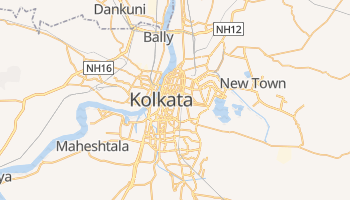 Kalkuta - szczegółowa mapa Google