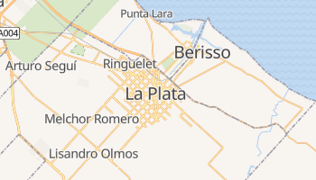 La Plata - szczegółowa mapa Google