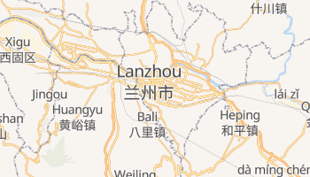 Lanzhou - szczegółowa mapa Google