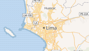 Lima - szczegółowa mapa Google