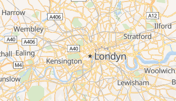 Londyn - szczegółowa mapa Google