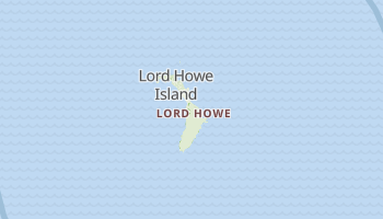 Lord Howe - szczegółowa mapa Google