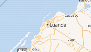 Luanda - szczegółowa mapa Google