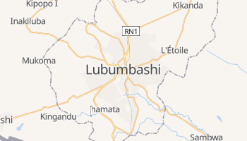 Lubumbashi - szczegółowa mapa Google