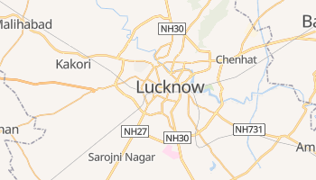 Lakhnau - szczegółowa mapa Google