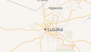 Lusaka - szczegółowa mapa Google
