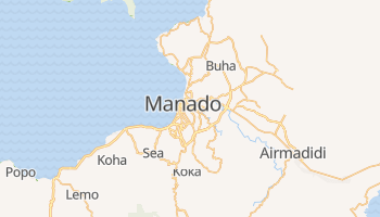 Manado - szczegółowa mapa Google