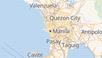 Manila - szczegółowa mapa Google