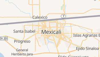 Mexicali - szczegółowa mapa Google