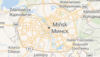 Minsk - szczegółowa mapa Google