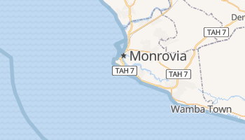 Monrowia - szczegółowa mapa Google