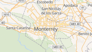 Monterrey - szczegółowa mapa Google