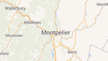 Montpelier - szczegółowa mapa Google