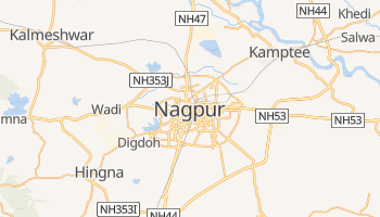 Nagpur - szczegółowa mapa Google