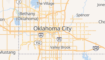 Oklahoma City - szczegółowa mapa Google