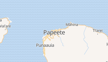 Papeete - szczegółowa mapa Google
