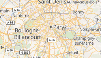 Paryż - szczegółowa mapa Google