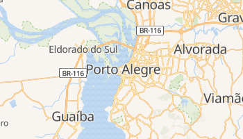 Porto Alegre - szczegółowa mapa Google