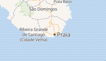 Praia - szczegółowa mapa Google