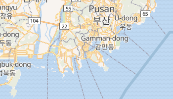 Pusan - szczegółowa mapa Google