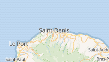 Saint-Denis - szczegółowa mapa Google