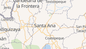 Santa Ana - szczegółowa mapa Google