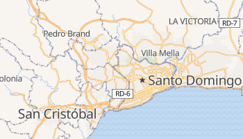 Santo Domingo - szczegółowa mapa Google