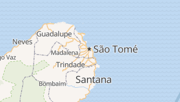 São Tomé - szczegółowa mapa Google