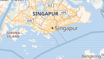 Singapur - szczegółowa mapa Google