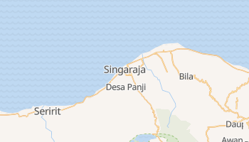 Singaraja - szczegółowa mapa Google
