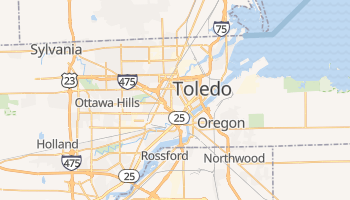 Toledo - szczegółowa mapa Google