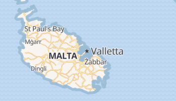 Valletta - szczegółowa mapa Google