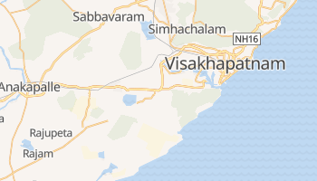 Vishakhapatnam - szczegółowa mapa Google