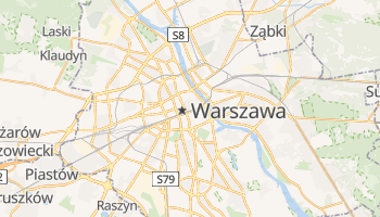 Warszawa - szczegółowa mapa Google