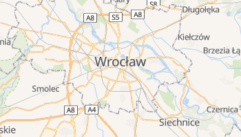 Wrocław - szczegółowa mapa Google