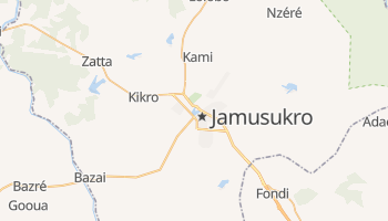 Jamusukro - szczegółowa mapa Google