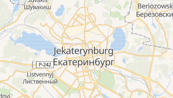 Jekaterynburg - szczegółowa mapa Google