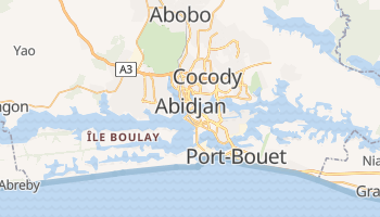 Mapa online de Abidjan para viajantes