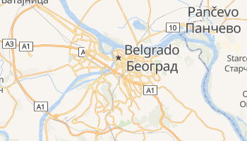 Mapa online de Belgrado para viajantes