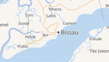 Mapa online de Bissau para viajantes