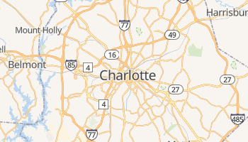 Mapa online de Charlotte para viajantes