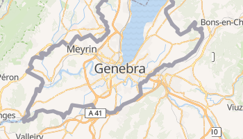 Mapa online de Genebra para viajantes