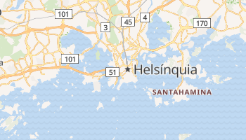 Mapa online de Helsínquia para viajantes