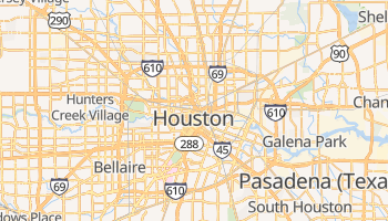 Mapa online de Houston para viajantes